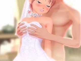 Humble pengantin anime fingered untuk orgasma