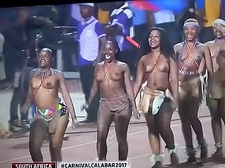 South African Cultural Dance up Calabar Carnaval 2017