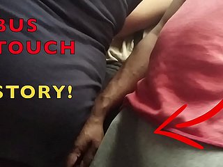 Di dalam bas, dia melihat bahawa saya tidak memakai seluar melalui seragam saya & mendekati untuk mengisar pantat lemaknya pada batang saya!