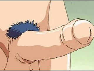 Perhambaan hentai gadis panas tit dan dildo shacking up oleh shemale anime