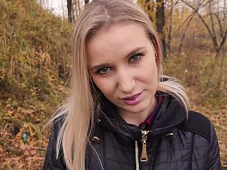 My teen stepsister loves down be hung up on plus swallow cum outdoors. - POV