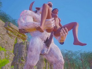 Olivia Shagging Furry Beastlike Inserts Horsecock Nigh Grasping Pussy Plus Ass