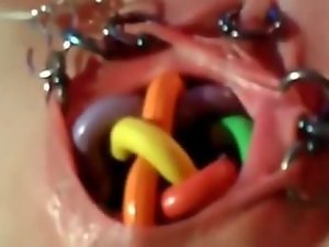 Extremely Weird Pierced Vaginal Insertions Maw